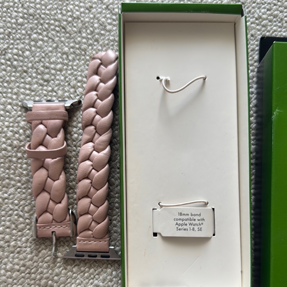 Kate Spade Blush Braided Watch Strap - Picture 3 of 7